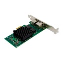 PCIe x1 2-port RJ45 Intel NHI350AM2 Chipset Gigabit Ethernet Network Interface Card