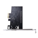 PCIe 1.0 x1 1-port eSATA & 1-port SATA II 3 Gbps & 1-port PATA Combo Controller Card