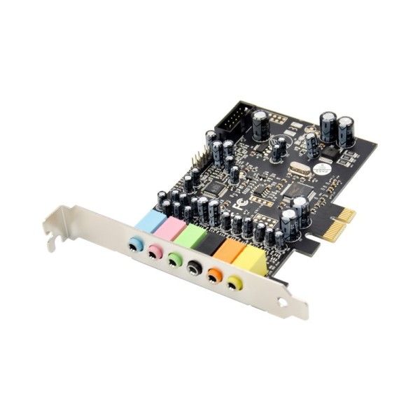 PCIe x1 7.1 Channel HiFi Surround Sound card