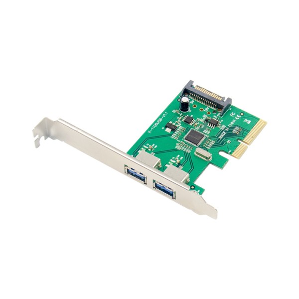 PCIe x4 2-port USB 3.1 Type-A USB Host Card