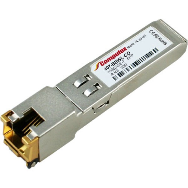 Dell 407-BBWL Compatible 10GBASE-T SFP+ Transceiver (Copper, 30m, RJ-45)