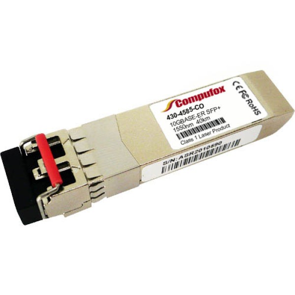 Dell 430-4585 Compatible 10GBASE-ER SFP+ Transceiver (SMF, 1550nm, 40km, LC, DOM)