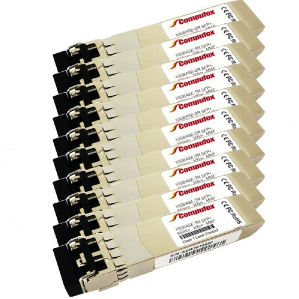 10PK-SFP-10G-MM85-300M - 10 Pack - 10GBase-SR SFP+ Transceiver (MMF, 850nm, 300m, LC, DOM)