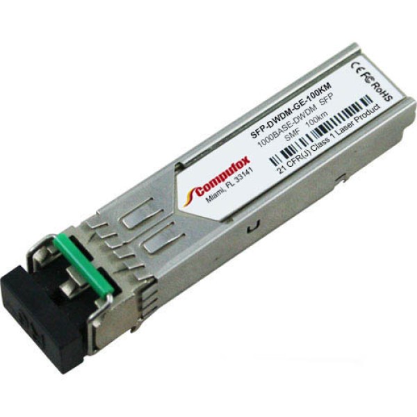 SFP-DWDM-GE-100KM - 1000Base-DWDM SFP Transceiver (SMF, C17-C61, 100km, LC, DOM)