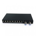 2-port FE SFP & 8-port 10/100Base-T RJ45, Fast Ethernet Switch / SFP Media Converter