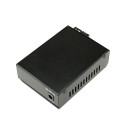 Single Fiber Gigabit Ethernet WDM / BiDi Fiber Media Converter, 1-port Fiber & 2-port RJ45, Tx:1310nm/Rx:1550nm, Singlemode, 40km