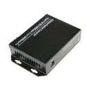 Single Fiber Gigabit Ethernet WDM / BiDi Fiber Media Converter, 1-port Fiber & 4-port RJ45, Tx:1310nm/Rx:1550nm, Singlemode, 40km