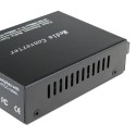 Dual Fiber 10/100/1000Base-TX to 1000Base-LX/LH Gigabit Ethernet Standalone Fiber Media Converter, 1-port Fiber & 1-port RJ45, 1310nm Singlemode, 10km