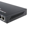 Dual Fiber 10/100/1000Base-TX to 1000Base-LX/LH Gigabit Ethernet Standalone Fiber Media Converter, 1-port Fiber & 8-port RJ45, 1310nm Singlemode, 10km